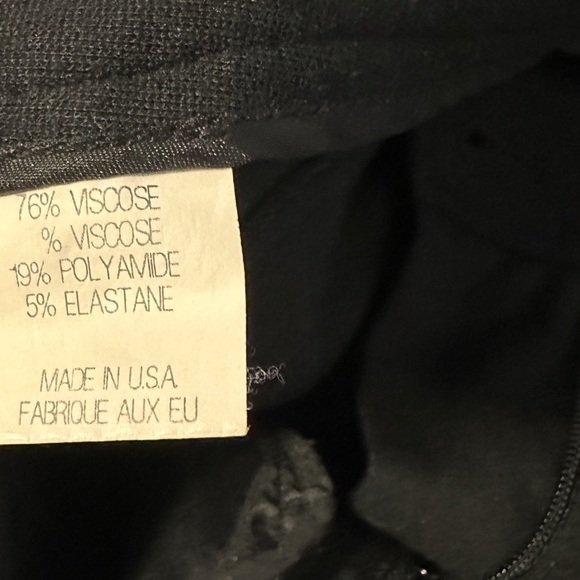 Theory Women’s Black Pants Size 2 Made In The USA - Picture 6 of 7